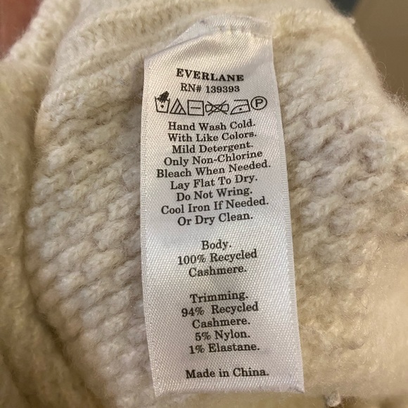 Everlane Recashmere Stroopwaffel Crew - Picture 5 of 5